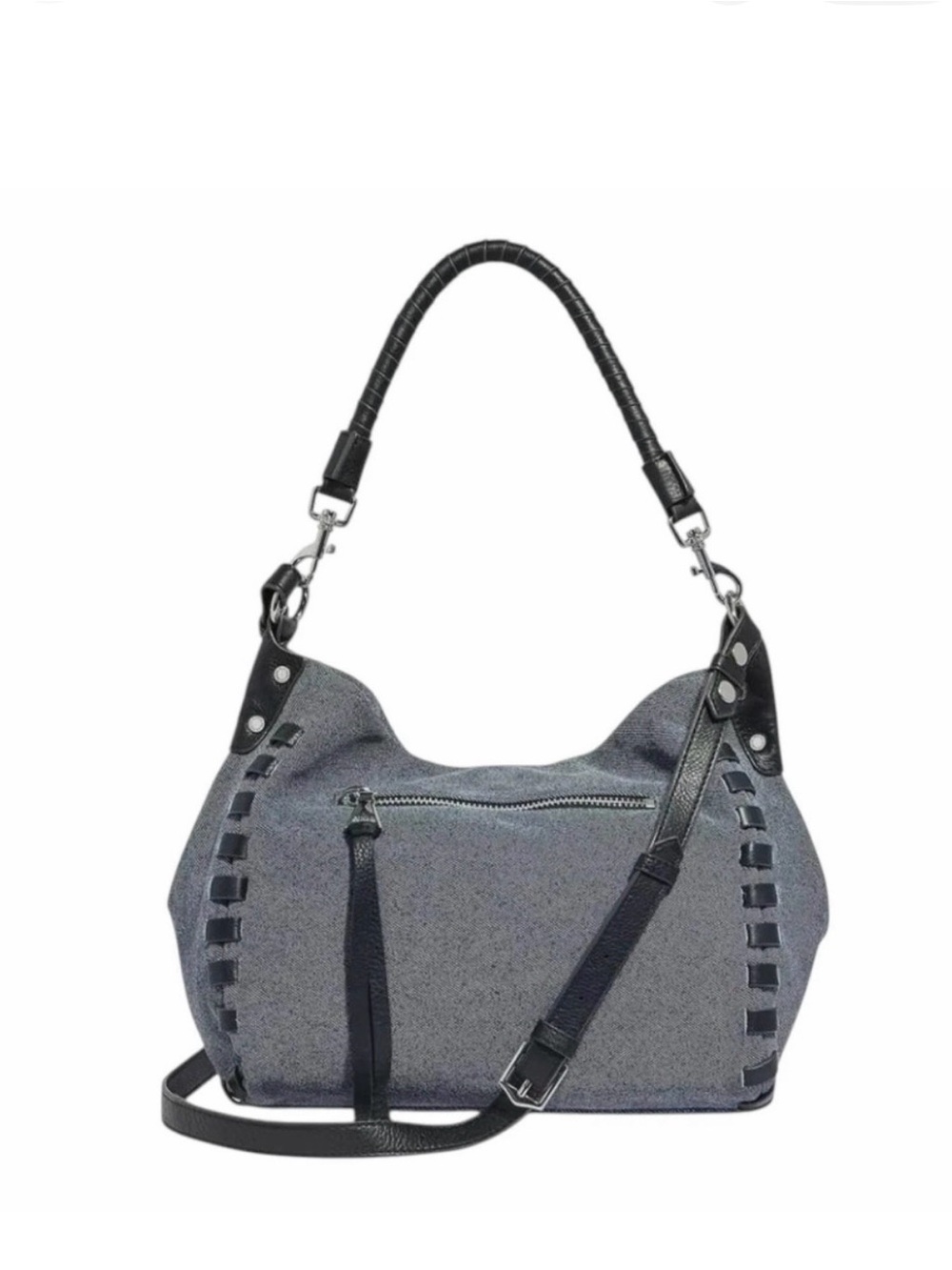 Aimee Kestenberg Zen Leather Hobo Bag with Crossbody Strap